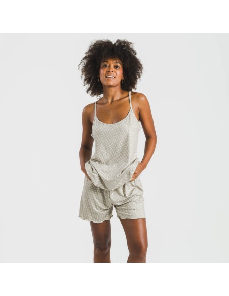 Pijama tirantes mujer soft Susanita arena