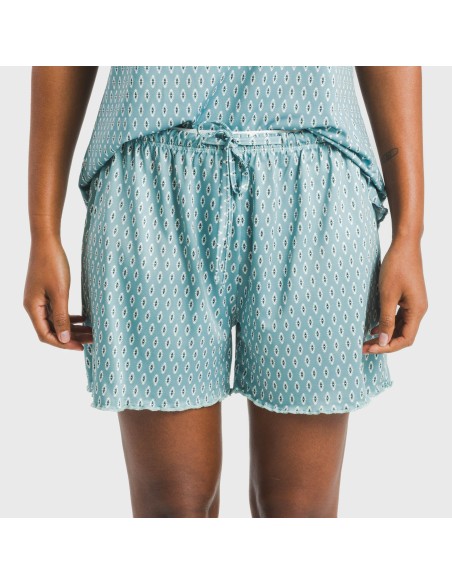 Pijama tirantes mujer soft Walia agua marina Pijama tirantes mujer soft Walia agua marina