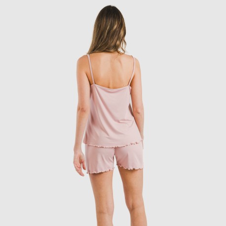 Pijama tirantes mujer soft liso
