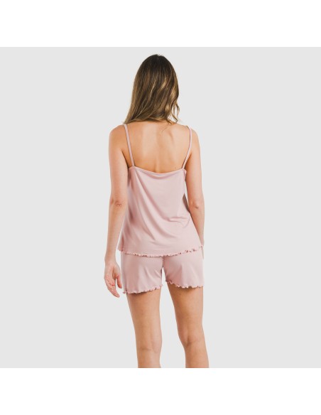 Pijama tirantes mujer soft liso