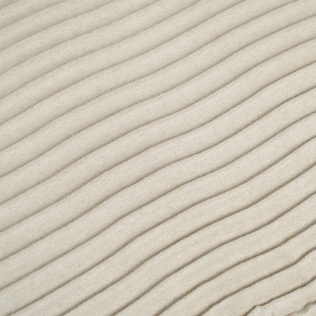 Cojín cuadrante New Ondas ante liso 50x50 - funda + relleno