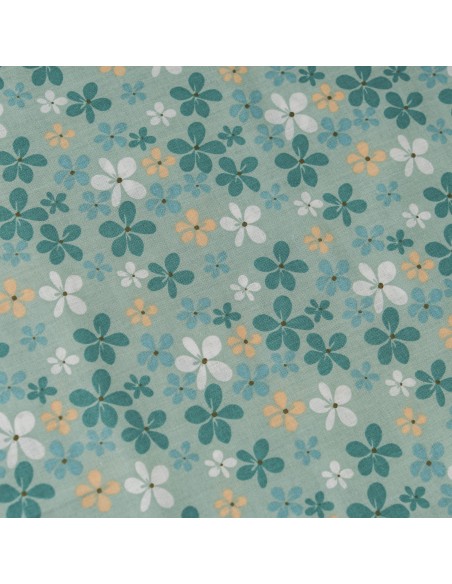 Juego de sábanas algodón Martinuca agua marina cuna Juego de sábanas algodón Martinuca agua marina cuna