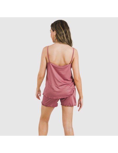 Pijama tirantes mujer soft liso