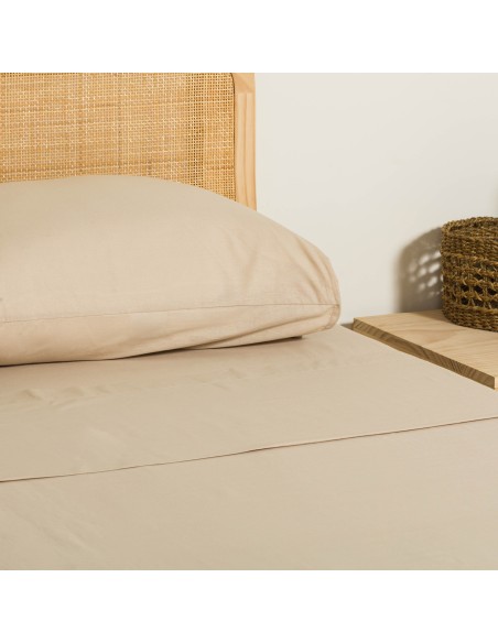 Juego de sábanas algodón lisas Juego de sábanas algodón lisas