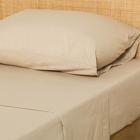 Juego de sábanas algodón lisas