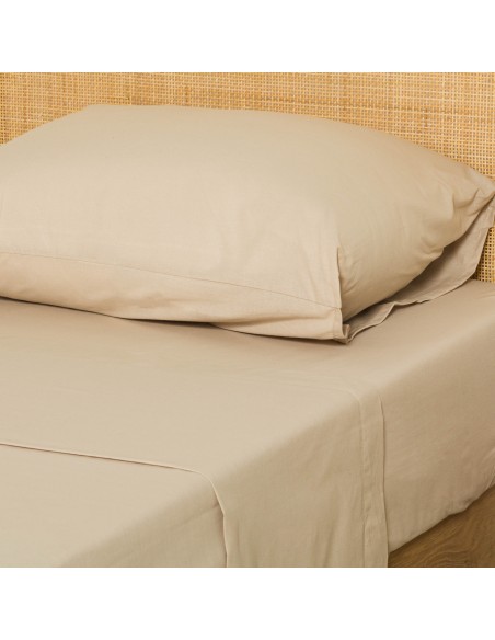 Juego de sábanas algodón Percal lisa Juego de sábanas algodón Percal lisa