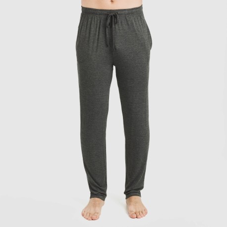 Pijama largo viscosa hombre liso