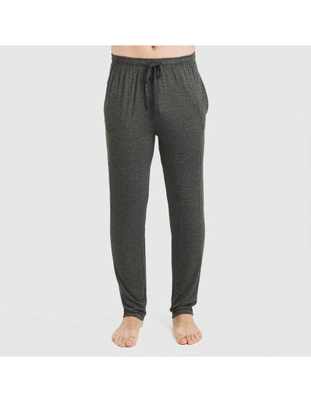 Pijama largo viscosa hombre liso