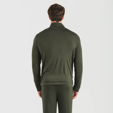 Sudadera viscosa hombre lisa