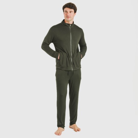 Sudadera viscosa hombre lisa