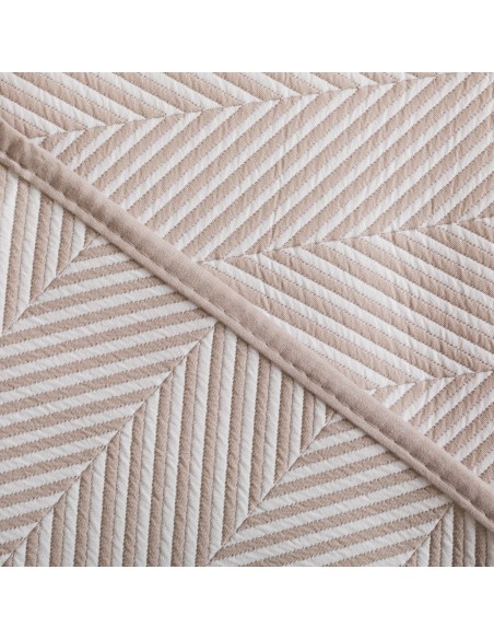 Colcha doble tela jacquard Delta topo