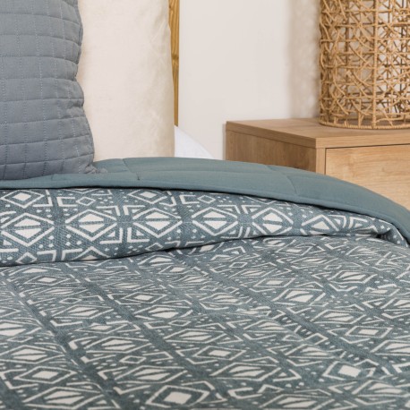 Colcha jacquard chenilla Tiberio New verde francés - 120gr