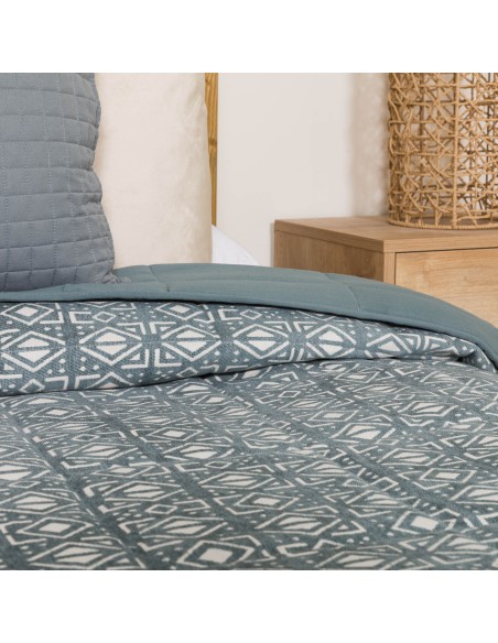 Colcha jacquard chenilla Tiberio New verde francés - 120gr Colcha jacquard chenilla Tiberio New verde francés - 120gr