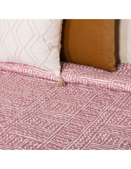 Colcha bouti Vinuesa malva