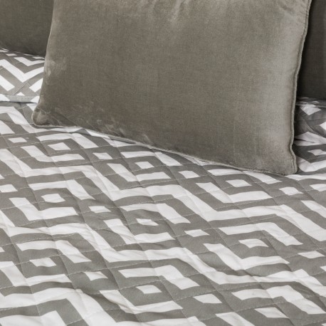 Colcha bouti Nela verde seco