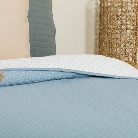 Colcha doble tela jacquard Punto