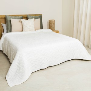 Colcha doble tela jacquard Nela