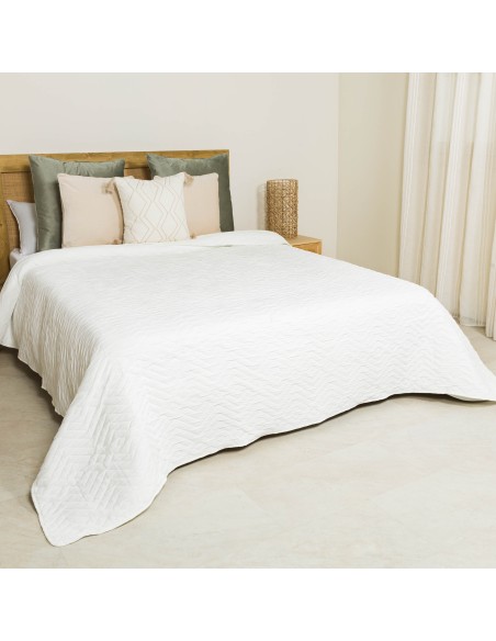 Colcha doble tela jacquard Nela