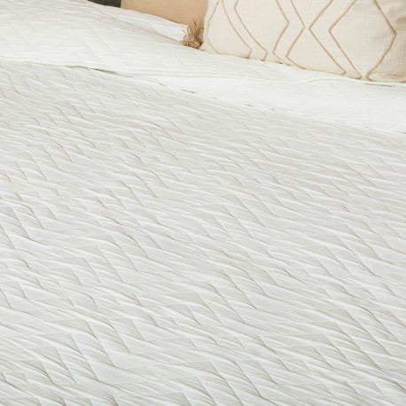 Colcha doble tela jacquard Nela