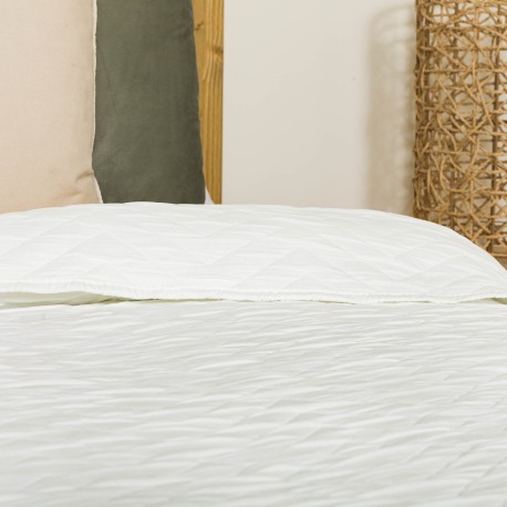 Colcha doble tela jacquard Nela