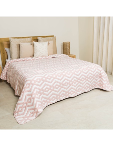 Colcha doble tela jacquard Nela
