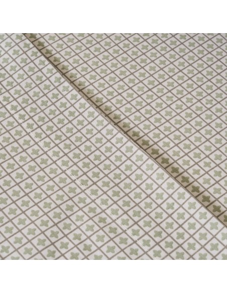 Juego de sábanas algodón Oniria verde