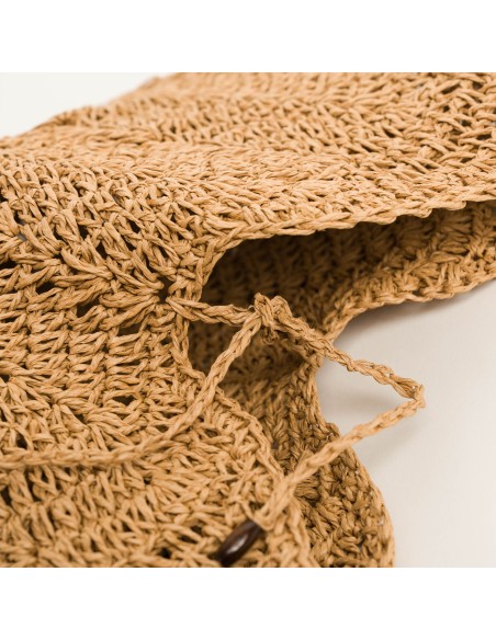 Bolso rafia cuerda