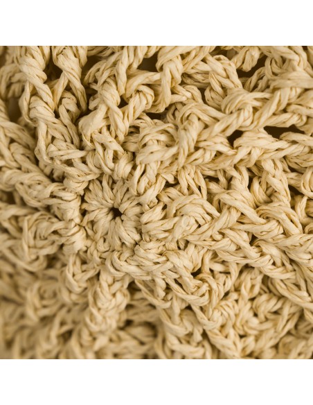 Bolso redondo rafia natural Bolso redondo rafia natural