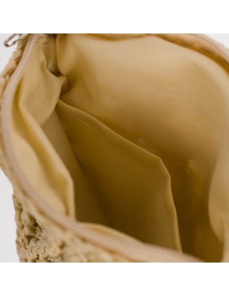 Bolso redondo rafia natural Bolso redondo rafia natural