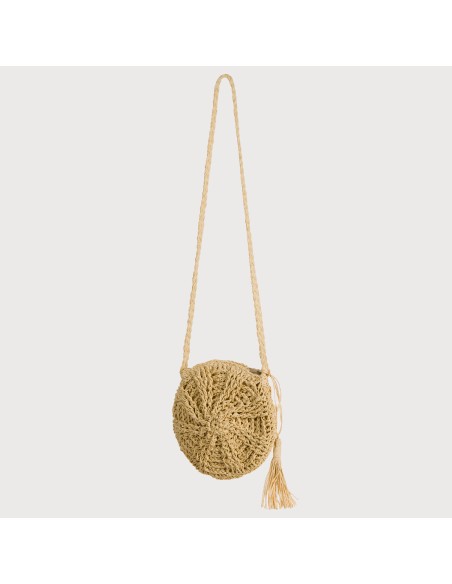 Bolso redondo rafia natural Bolso redondo rafia natural