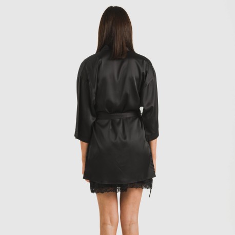 Bata corta mujer satén Friday liso