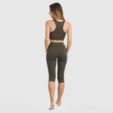 Legging midi deportivo tecnico liso