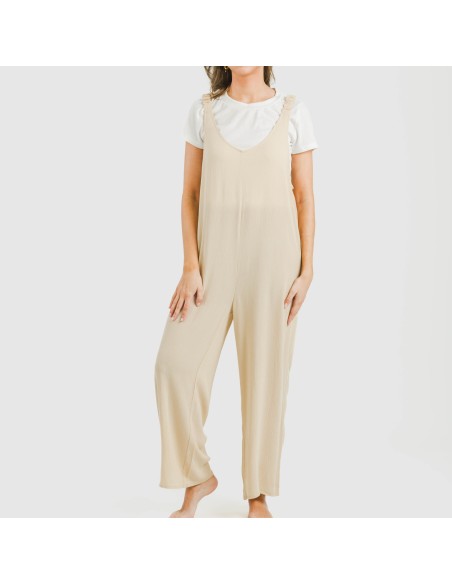 Mono largo mujer viscosa bambula liso Mono largo mujer viscosa bambula liso