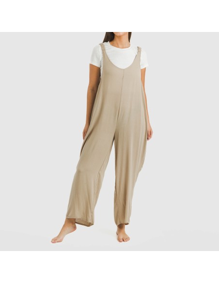 Mono largo mujer viscosa bambula liso Mono largo mujer viscosa bambula liso