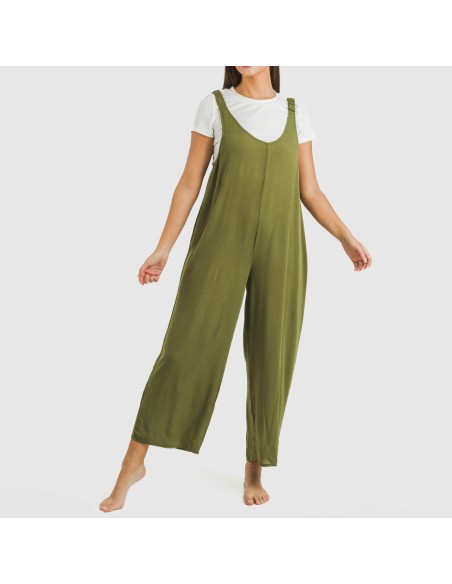 Mono largo mujer viscosa bambula liso Mono largo mujer viscosa bambula liso