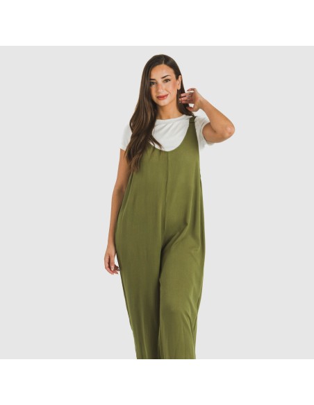 Mono largo mujer viscosa bambula liso Mono largo mujer viscosa bambula liso