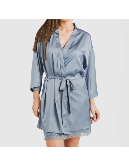 Bata corta mujer satén Friday liso