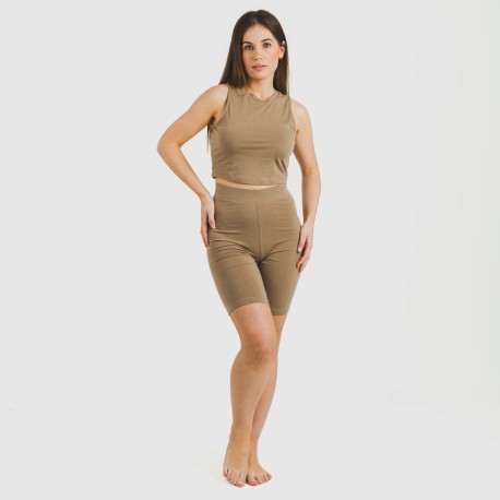 Top tirantes algodón deportivo liso