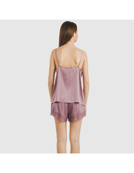 Pijama tirantes mujer satén Friday liso Pijama tirantes mujer satén Friday liso
