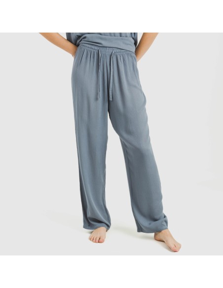 Pantalón largo viscosa bambula liso Pantalón largo viscosa bambula liso