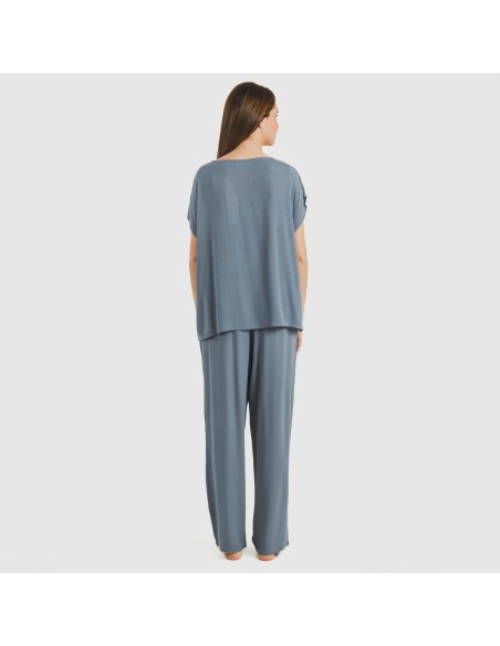 Pantalón largo viscosa bambula liso Pantalón largo viscosa bambula liso
