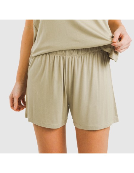 Pijama tirantes mujer viscosa liso Pijama tirantes mujer viscosa liso