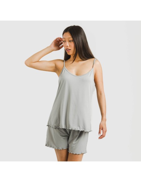 Pijama tirantes mujer soft liso
