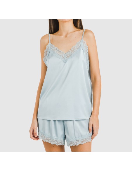 Pijama tirantes mujer satén Friday liso Pijama tirantes mujer satén Friday liso