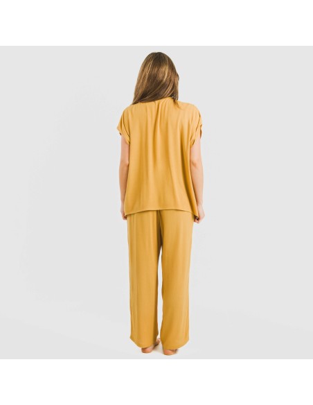 Camiseta manga fluida viscosa bambula lisa Camiseta manga fluida viscosa bambula lisa