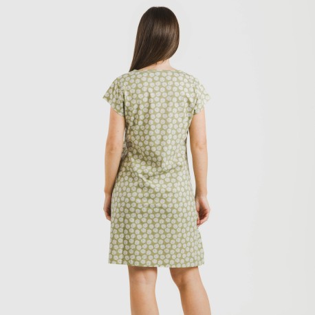 Blusón algodón Medusa verde cacería