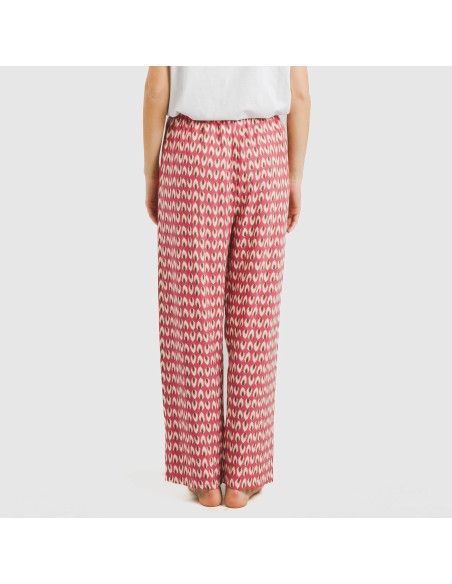 Pantalón viscosa Tana marsala