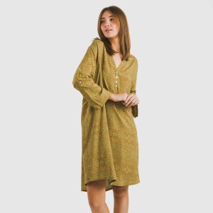 Camisola viscosa Silda verde cacería 2