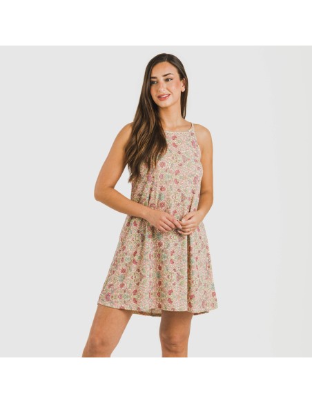 Vestido corto tirantes crepe Jessica Vestido corto tirantes crepe Jessica