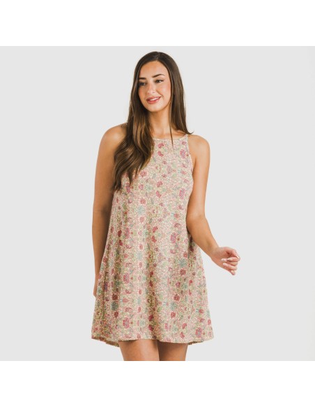 Vestido corto tirantes crepe Jessica Vestido corto tirantes crepe Jessica